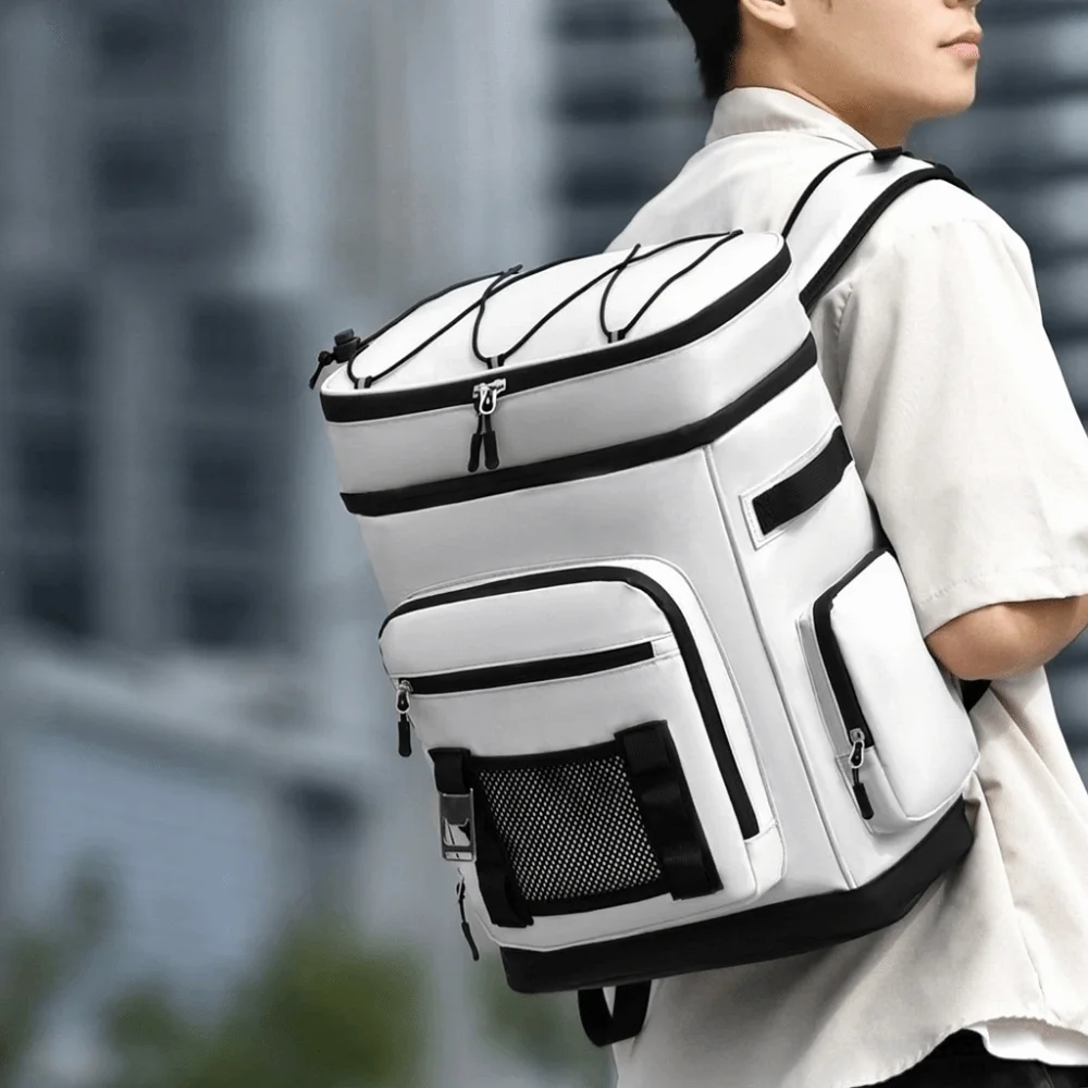 Newest Waterproof Insulated Backpack Leak-Proof Heat Insulation Cooler Bag Large Capacity High Grade Cooler Backpack Camping