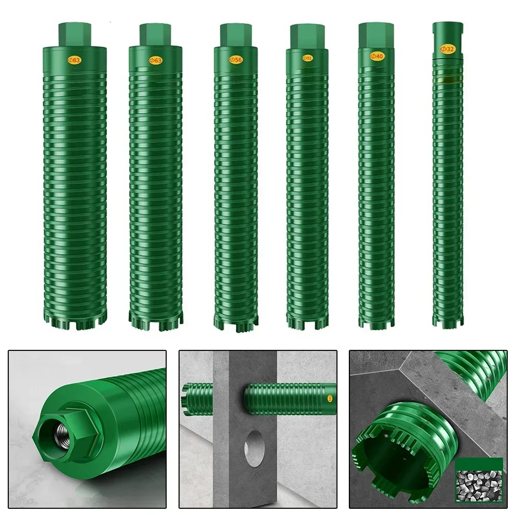 32-83mm Core Drill Bit Professional Wall Concrete Hole Saw Opener Marble Granite Masonry Dry Drill Bit For Drilling Brick Wall