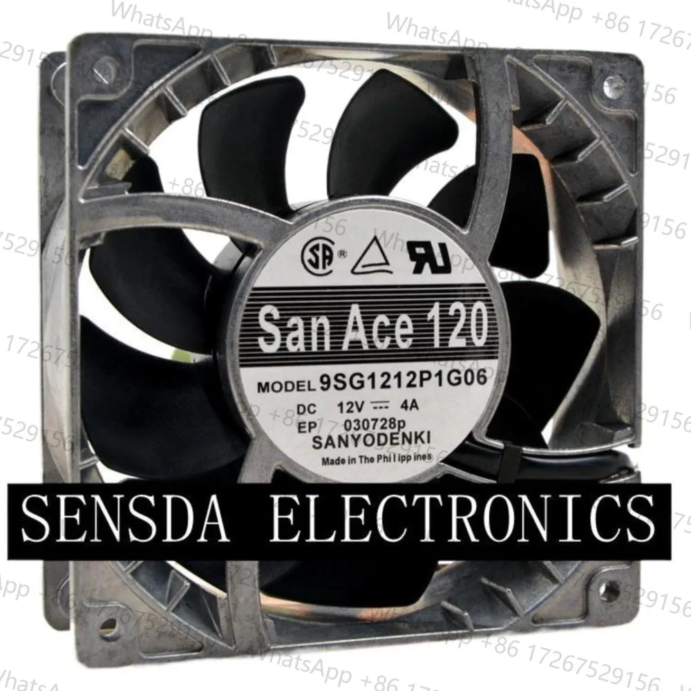 9SG1212P1G06 For Sanyo New 12cm high temperature fan speed fan violence 12038 12V 4A