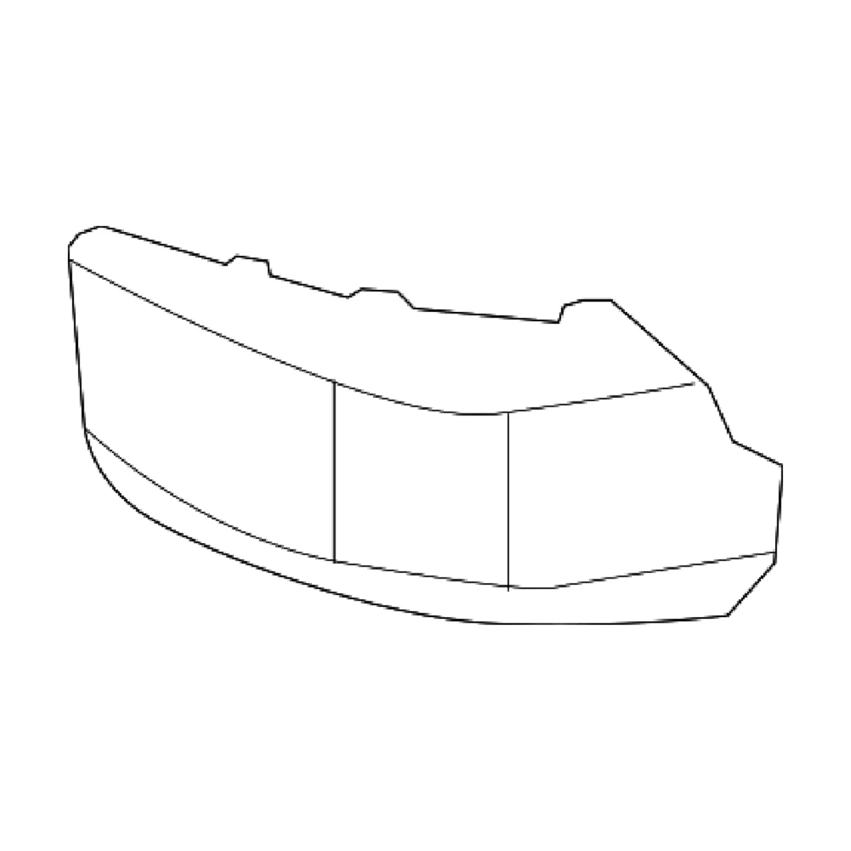 

Задний бампер для Toyota FJ Cruiser 52462-35021
