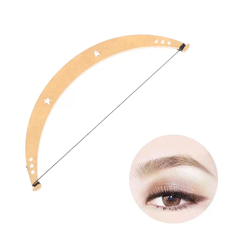 /Kuz/Ruler Positioning Bow Eyebrow Mapping Make Up Measuring Tool Thread Dyeing Liners Semi Permanent Microblading Safe
