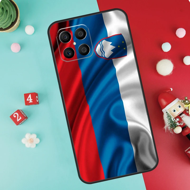 Slovenia Slovenija Flag For Honor 70 50 X8 X9 Phone Case For Huawei P30 Lite P20 P40 P50 Pro Nova 5T P Smart 2019