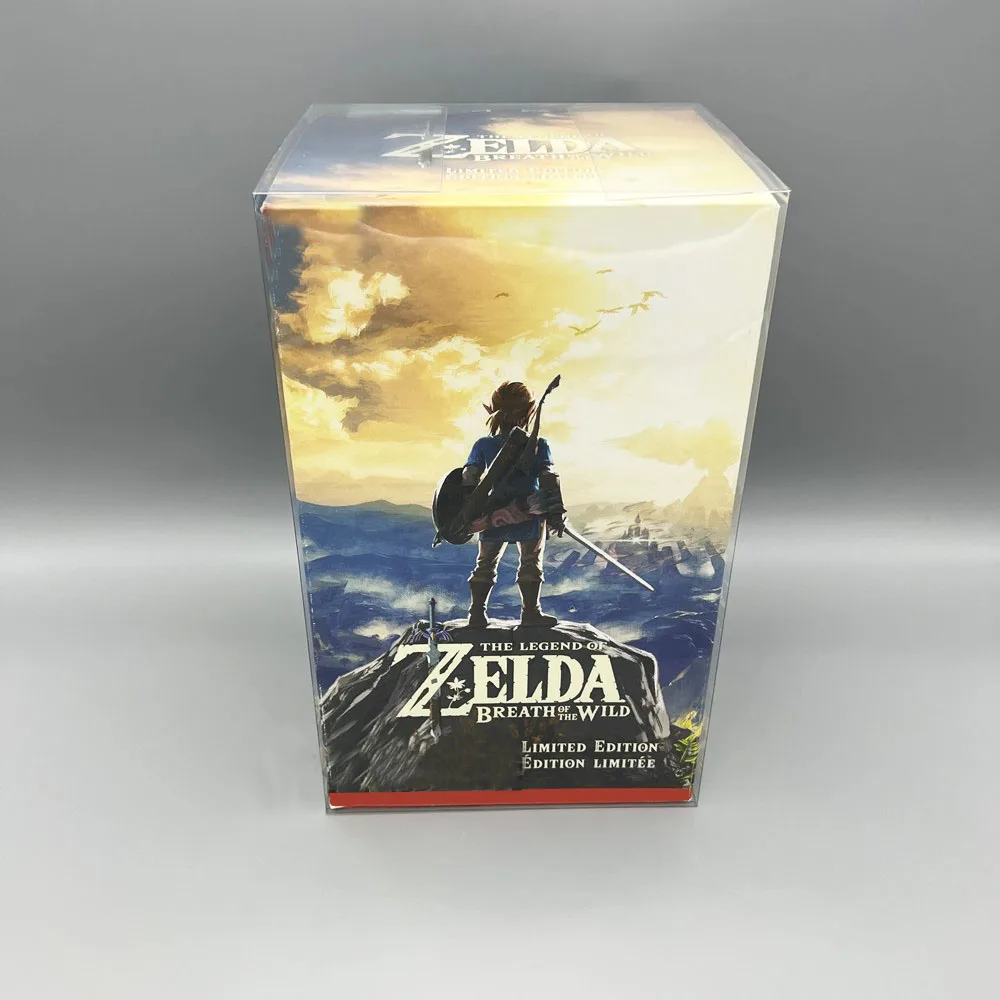 1 صندوق حامي لـ SWITCH The Legend of Zelda: Breath of the Wild Limited EDITION فقط EUR AUS صندوق عرض شفاف