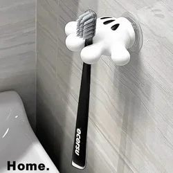 Creative Palm Toothbrush Holder Punch-Free Wall Hook Suction Cup Razor Rack Holder Bathroom Shower Kitchen Organizer