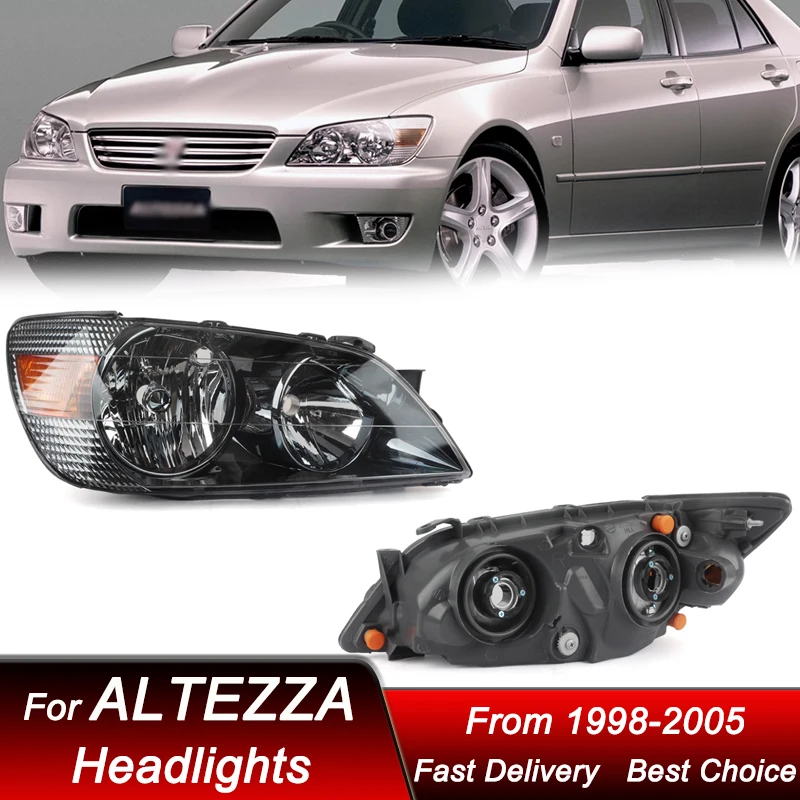 

Car Headlights For LEXUS ALTEZZA RS200 IS200 98-05 OEM Headlamp Assembly Upgrade Projector Lens Accessories Kit