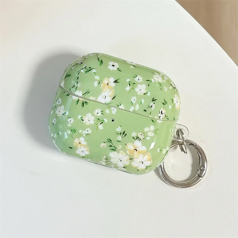 Per Samsung Galaxy Buds 3 Pro Buds3 Custodia per cuffie Coreano Fiore carino Cover Custodie per cuffie in silicone per Buzz 3 Pro Auricolare Funda