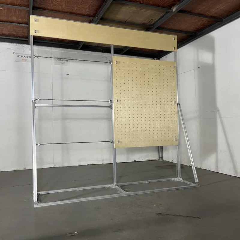 

Creative ins wind aluminum profile hole board display rack, multi-functional display rack