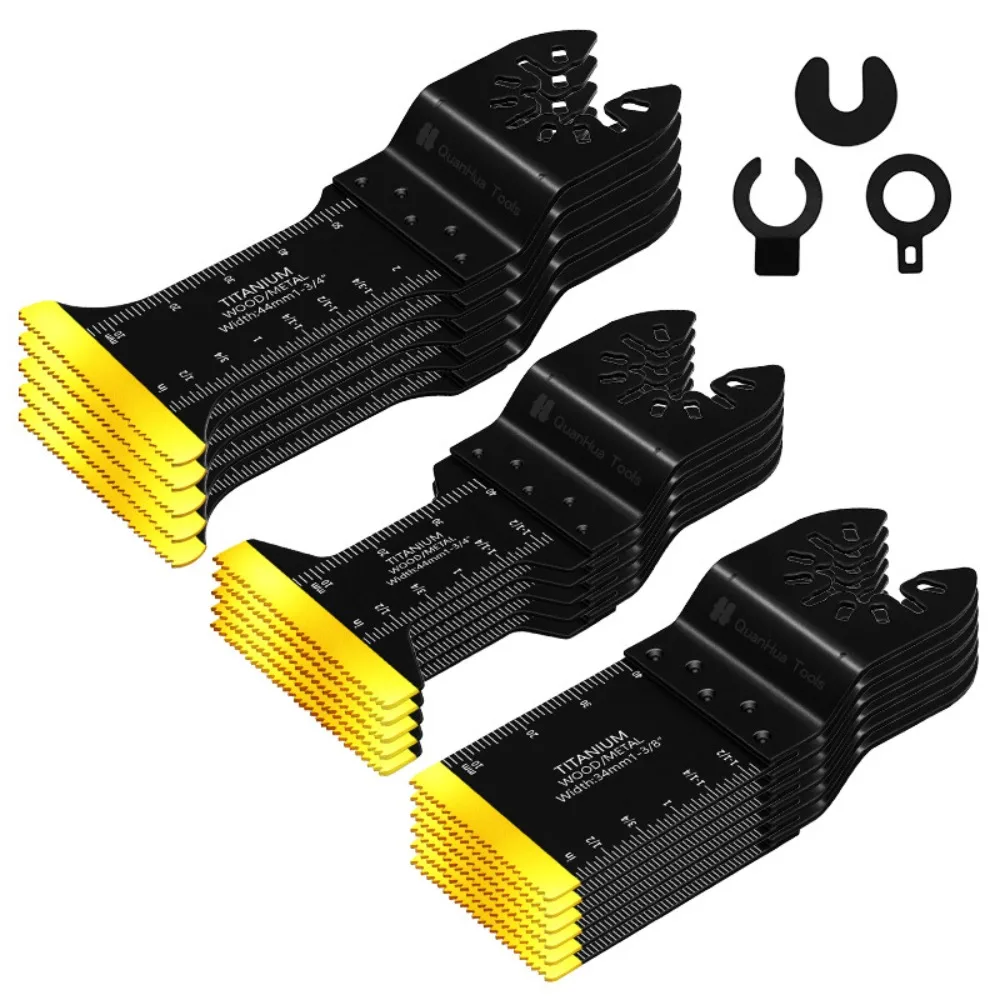 

Набор из 16 титановых осциллирующих пильных полотен для резки металла, гвоздей, дерева и пластика. Профессиональные осциллирующие пильные полотна для резки металла.