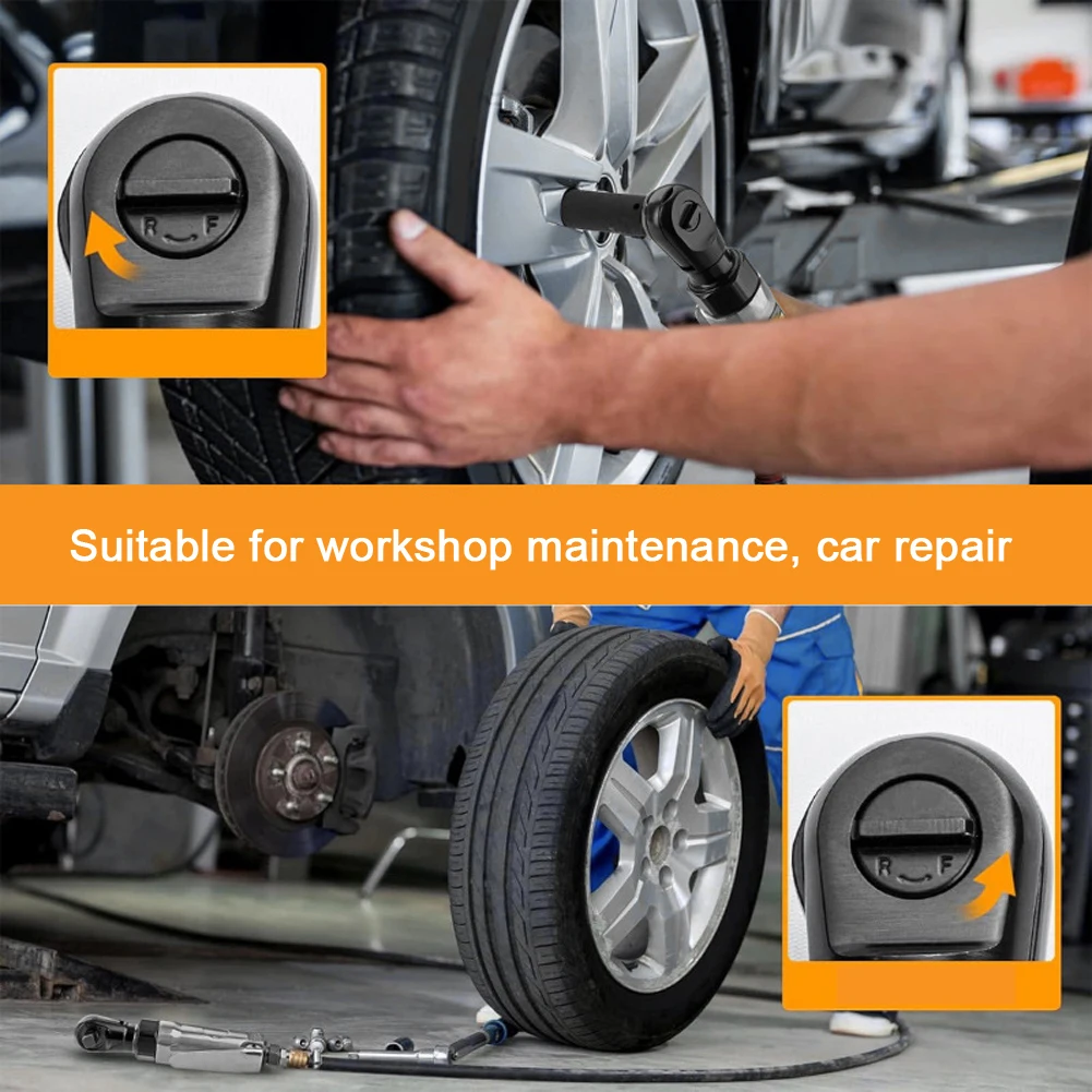 

Пневматический ключ с храповым механизмом 38 дюймов с шестигранным приводом 1/4 3/8 дюйма и прямоугольным пневматическим управлением для автомобильных и средних условий эксплуатации