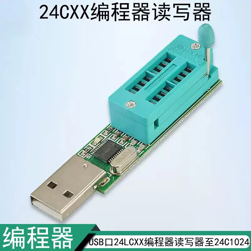 USB 24CXX 24LCXX EEPROM Programmer Reader Writer Up To 24C1024 24LC1024 I2C Chip Burner