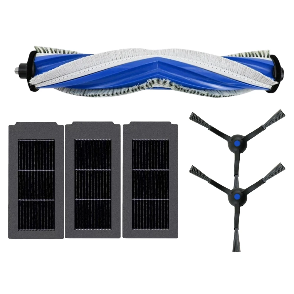 Main Brush Side Brushes and Filter Assembly Kit for Ecovacs For X5 For OMNI For X5 PRO Vacuum Cleaner Long-Term Use