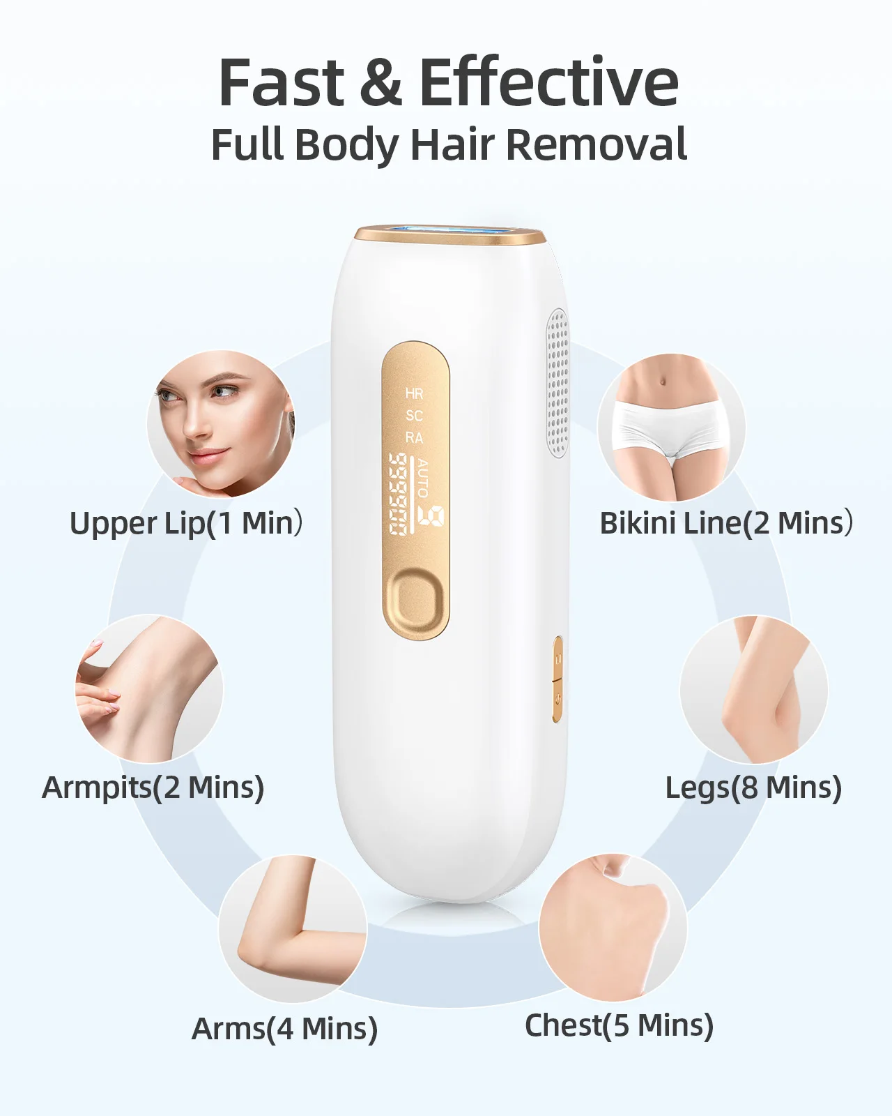 Electric IPL Hair Remover 999900 Flashes Painless Epilator Legs Armpit Facial Bikins For Men and Women Permanent Hair Removal