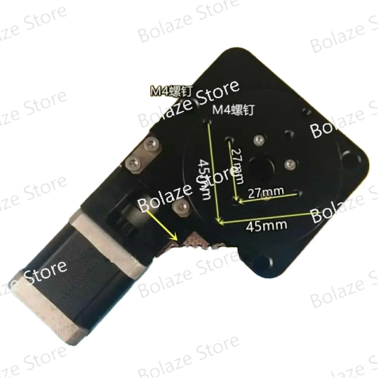 

Rotate the R-axis 360 degrees, higher than 70 mm, and rotate the old electric disc, 42 step motor