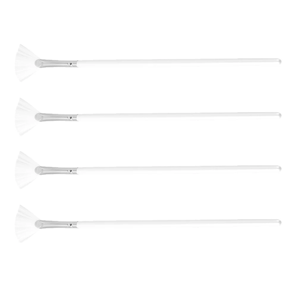 Ensemble de pinceaux pour le visage, 4 pièces, en forme d'éventail, doux sur la peau, Application uniforme, masques de boue en argile, outils de maquillage, brosse pour le visage pour la peinture