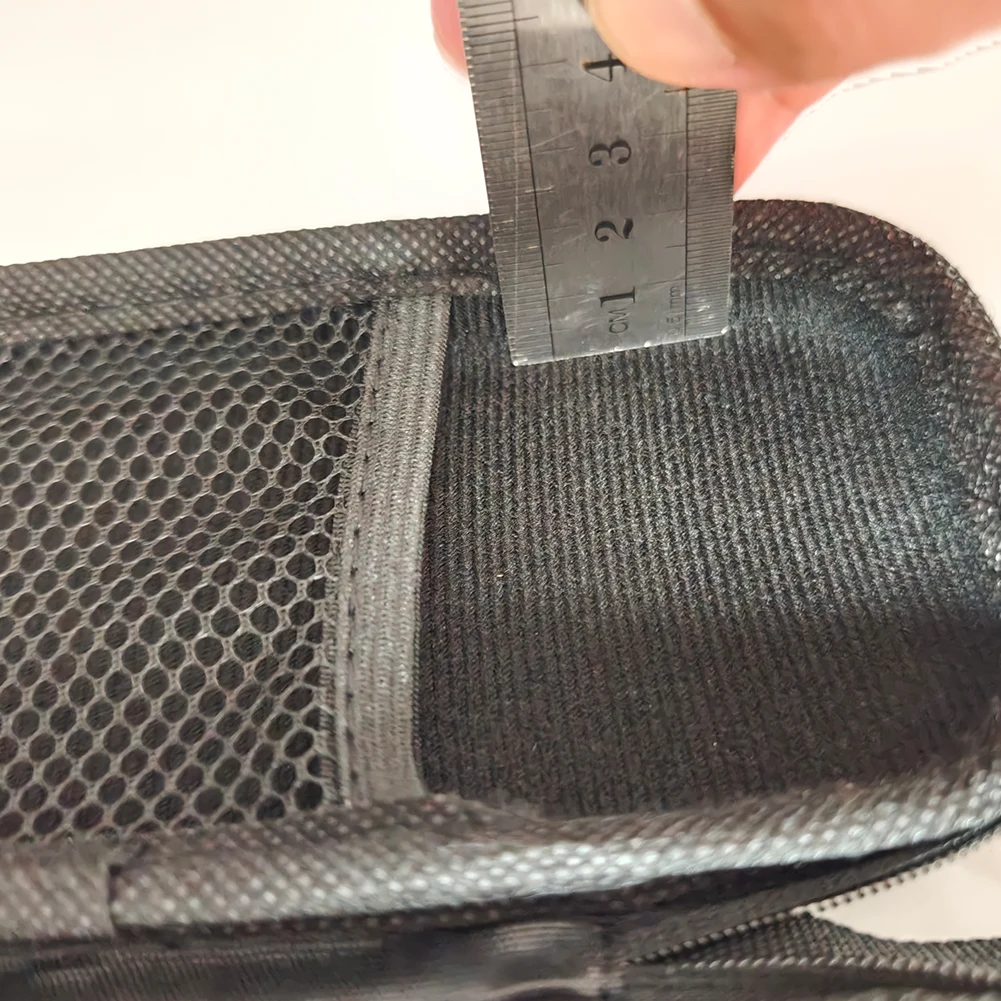 Hard Shell Storage Bag Zipper Closure Mobile Power Carry Case Anti-Scratch Hard Drive Carrying Bag Cable Management Accessories