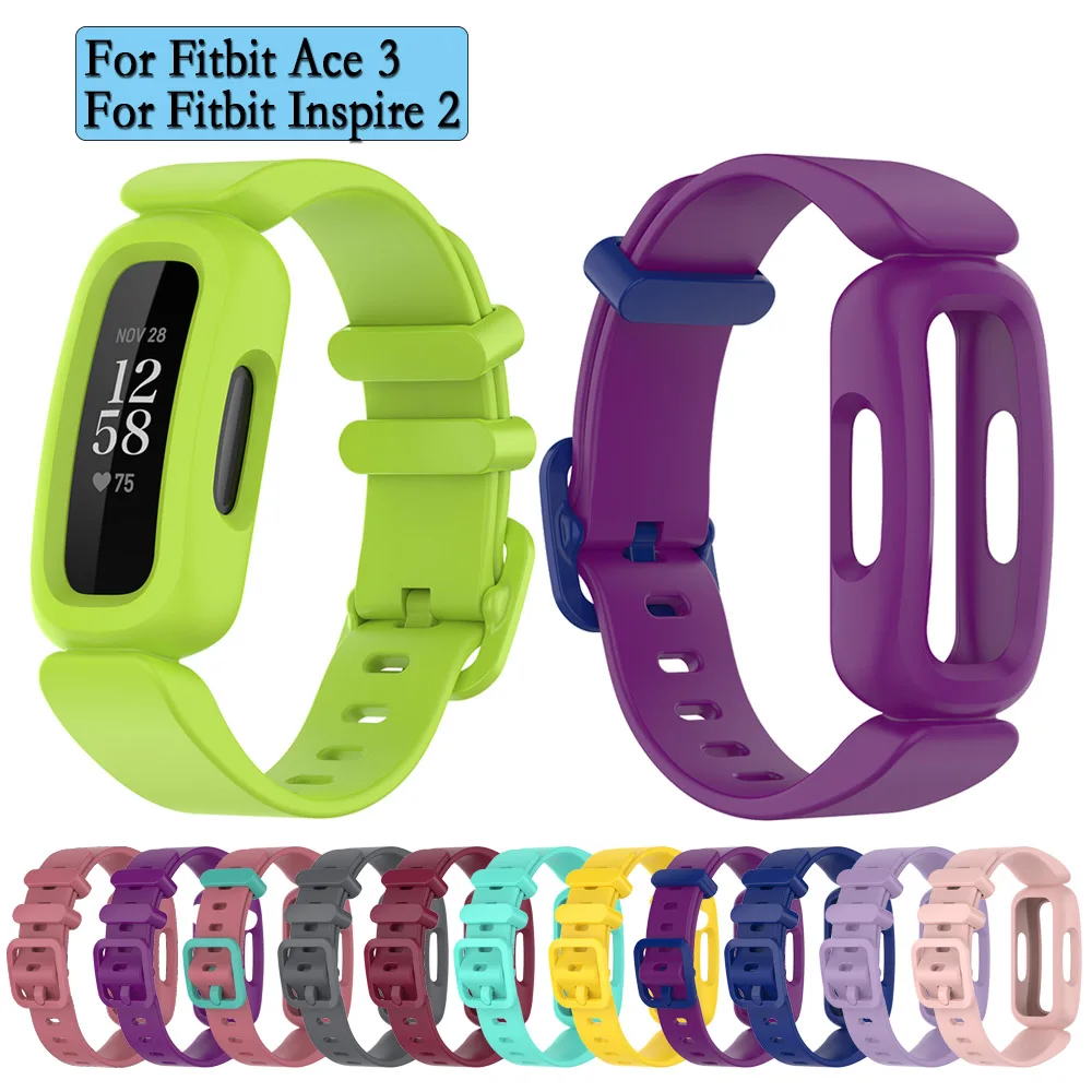 Silicone Band For Fitbit Ace 3 /Inspire 2 Universal Sports Watch Band Durable High-Quality Watchband Replacement Accessories