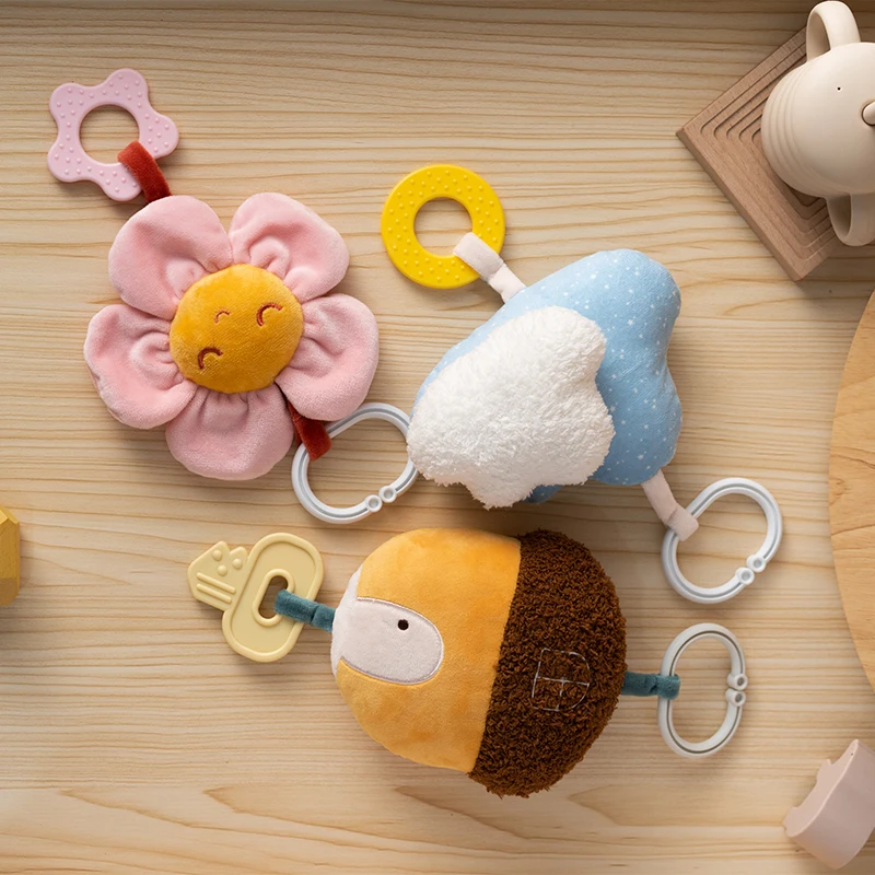 Travel Accessories For Toddlers - Baby Plush Hanging Toy Hanging Rattle