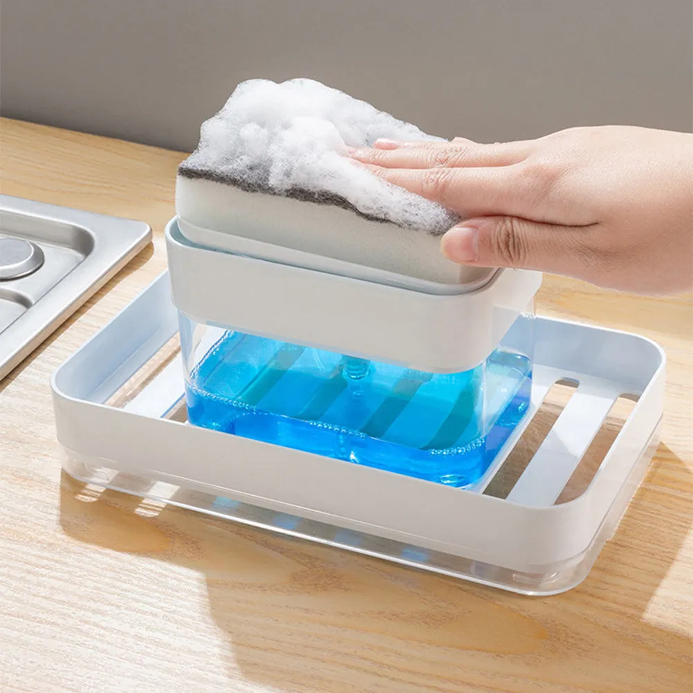 Soap and Dishwashing Liquid Dispenser Detergent Dishes Bottle Kitchen Hand Press for