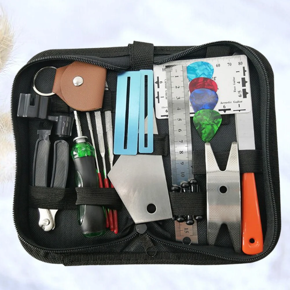 

24 Pcs Guitar Kit Luthiers Tools for Repair Fingaorad Guard Electric Accessories