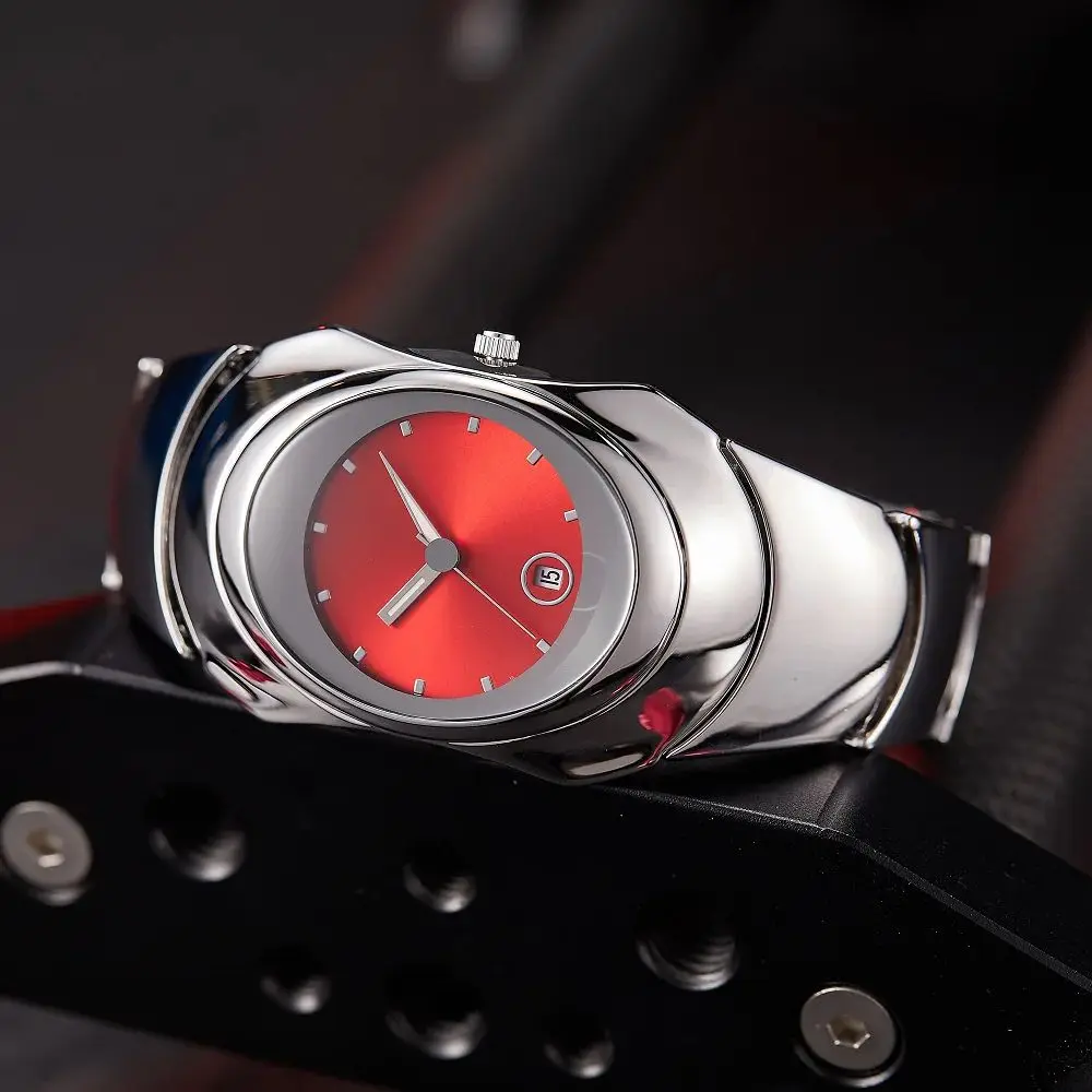 Fashion Creative y2k Original Quartz Watch Ins Style Niche Design Luminous Calendar Waterproof Men Watch relojes para hombres