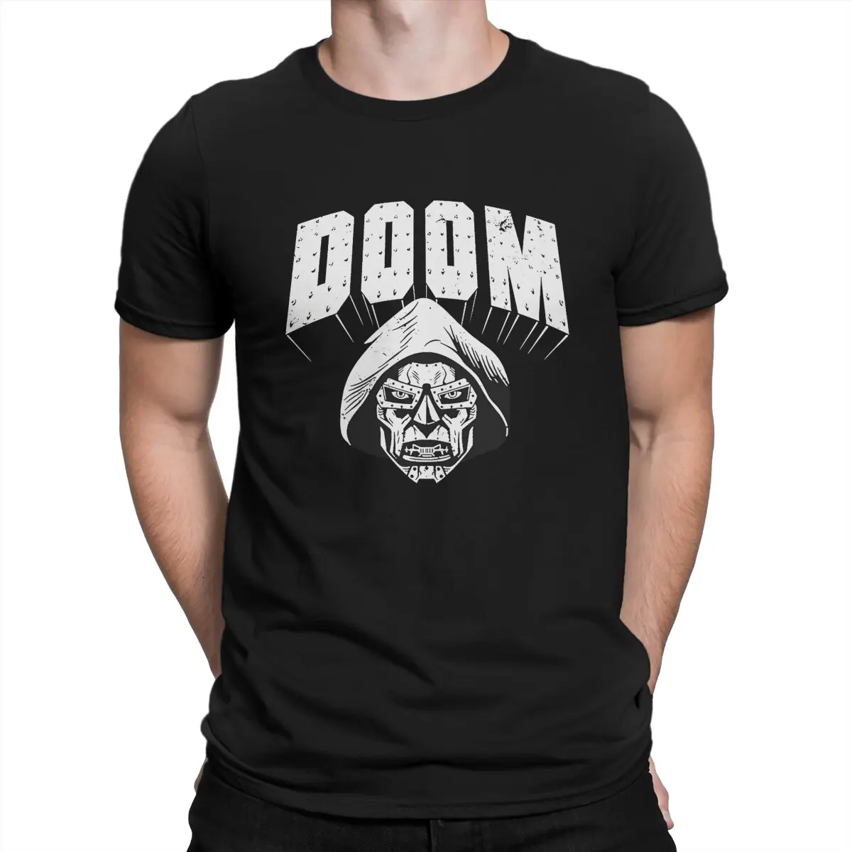 DOOM Men TShirt Marvel Doctor Doom O Neck Tops 100% Cotton T Shirt Humor High Quality Birthday Gifts