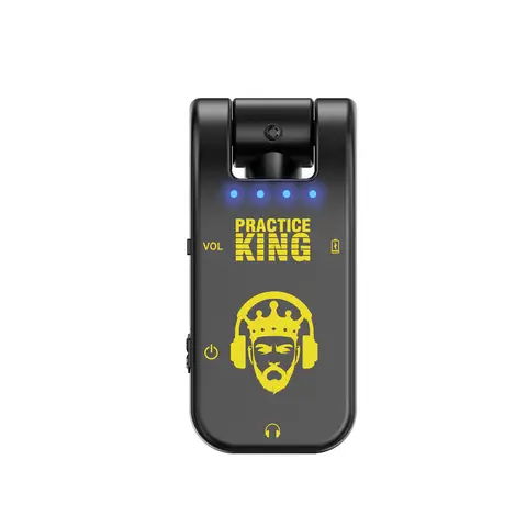 Silent Guitar Amplifier Guitar Headphone Amp 50H Use Time Rechargeable 282°Rotatable Head Portable Guitar Earphone Amplifier