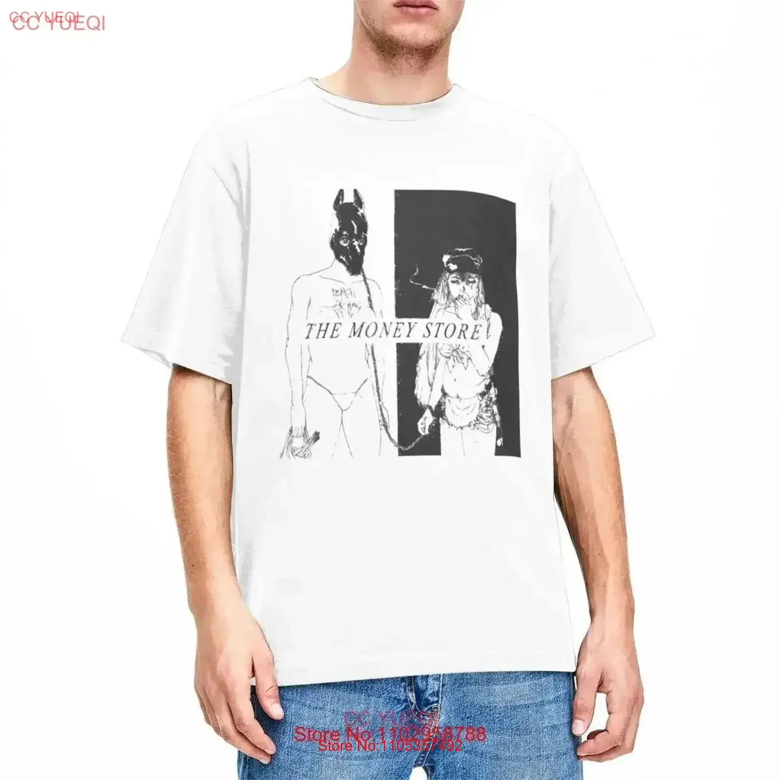 T Shirt Death Grips The Money Store Album Accessories Funny 100 Cotton vintage Washed streetwear homme Versatile Soft fashion