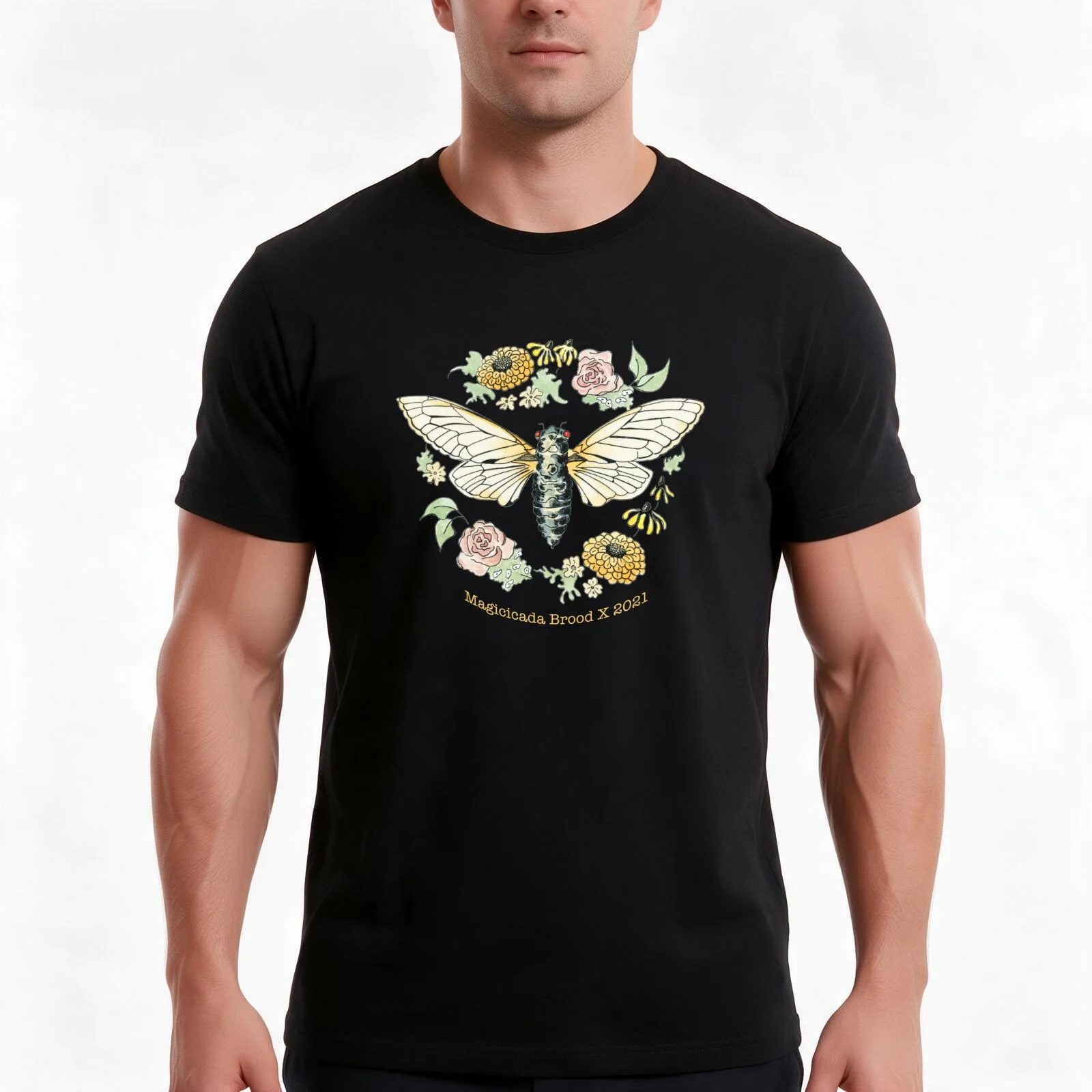 17-Year Cicada Brood X T-Shirt Summer Casual Cotton Tee Oversized Streetwear Tops Vintage Graphic Print Unisex Men Women