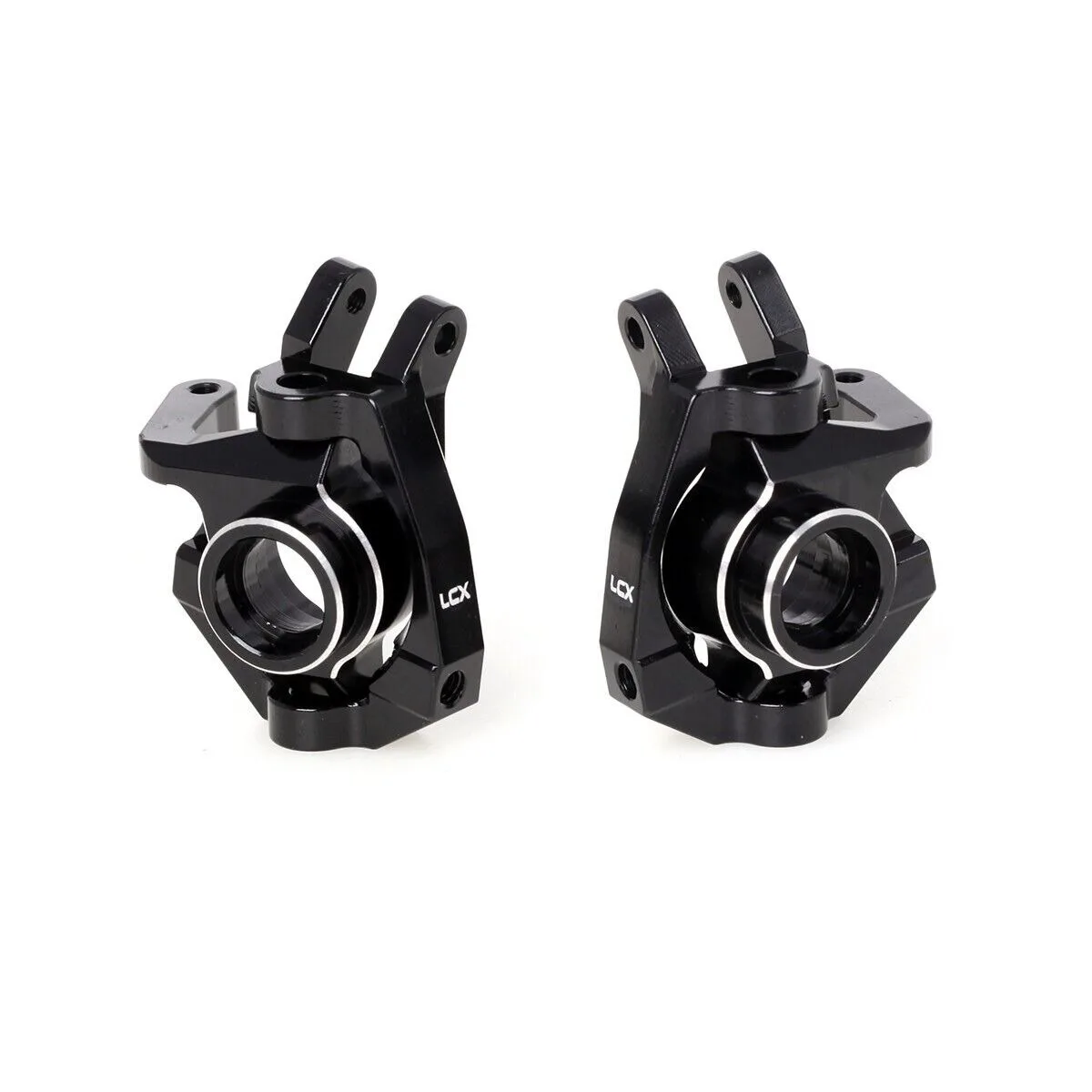 LCX Racing 1/10 RC Truck Aluminum Front Spindle Carrier Steering Knuckle Set for Losi Lasernut U4 Upgrades Parts Accessories