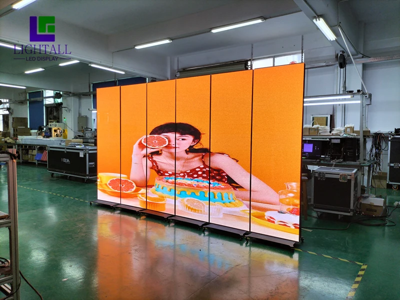Indoor P2.5 Full Color Digital LED Display Vertical Poster Screen Standing Floor Advertising Poster with SDK Function