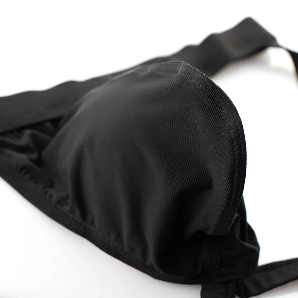 

Men's Underwear Underwear Casual Comfortable Jock Strap Mid-rise Sexy Solid Color Thongs Black/White Breathable