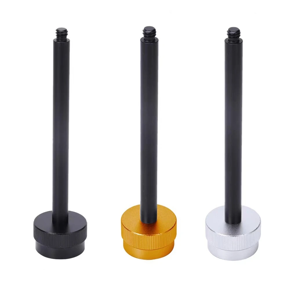 Camping Lamp Gas Tank Bracket Aluminum Alloy Gas Tank Adapter Lamp Extension Holder 1/4 Interface for Backpacking Picnic Fishing