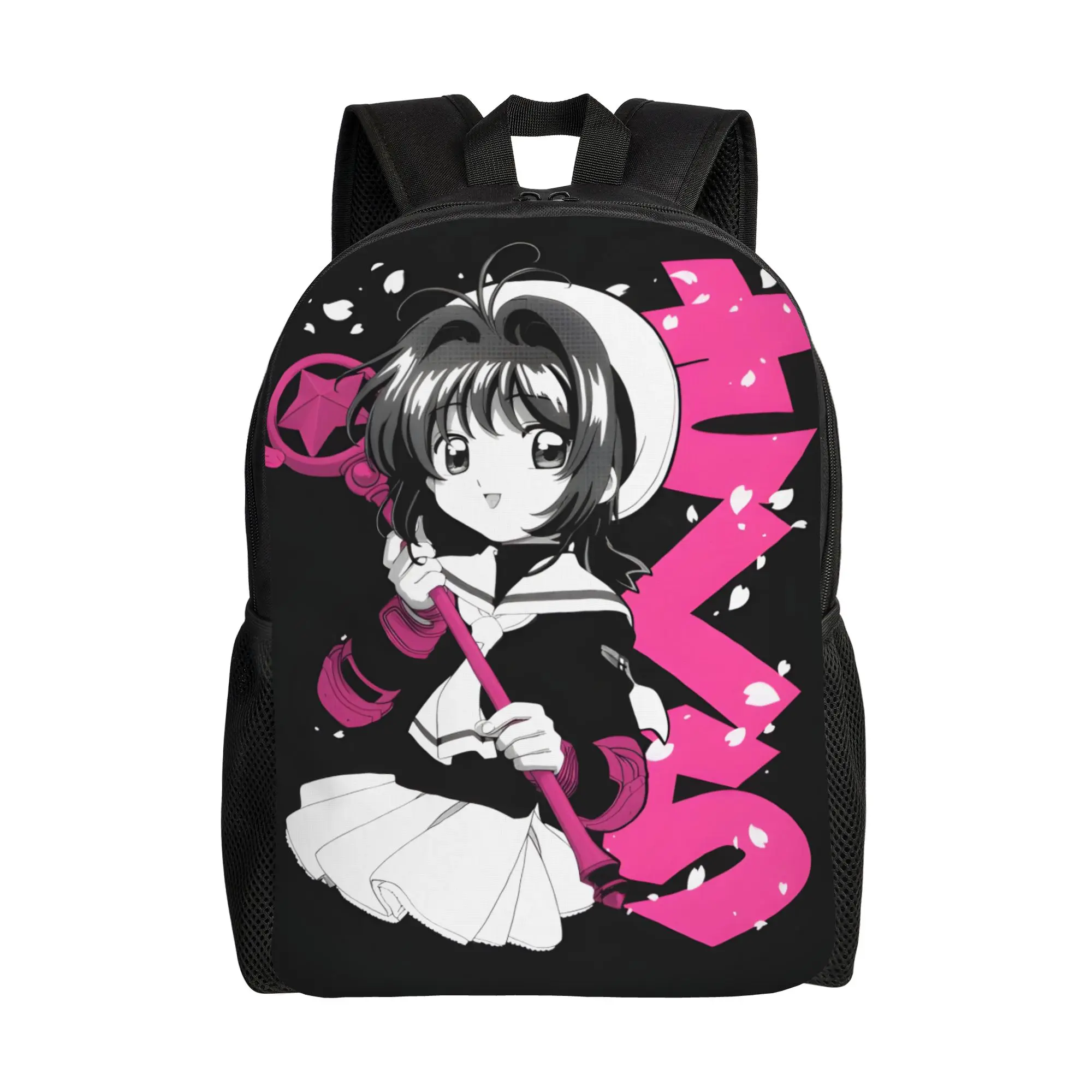 1Piece Backpack Sakura Kinomoto Art New School Year Schoolbag Travel  Cardcaptor Sakura Back To School Gift New Term Starts