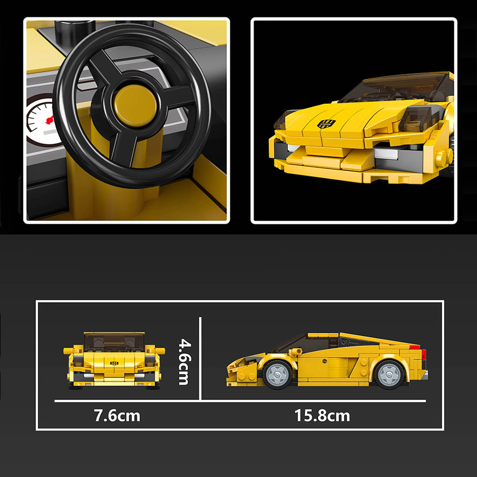 مولدينج سلسلة السيارات الفاخرة اللبنات سيارة رياضية سباق حافلة جيب نموذج الجمعية MOC الطوب الحلي لعبة طفل جمع هدية