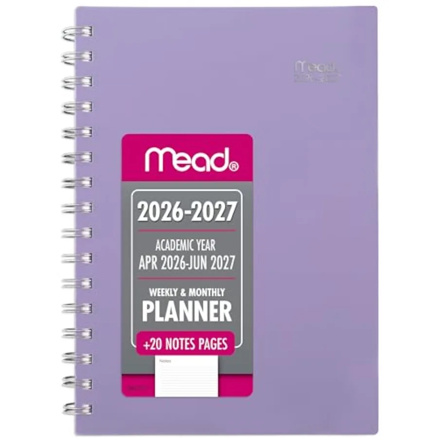 

Planner Weekly and Monthly Academic 15-Month April-June, 5.5" x 8.5", CAW42019