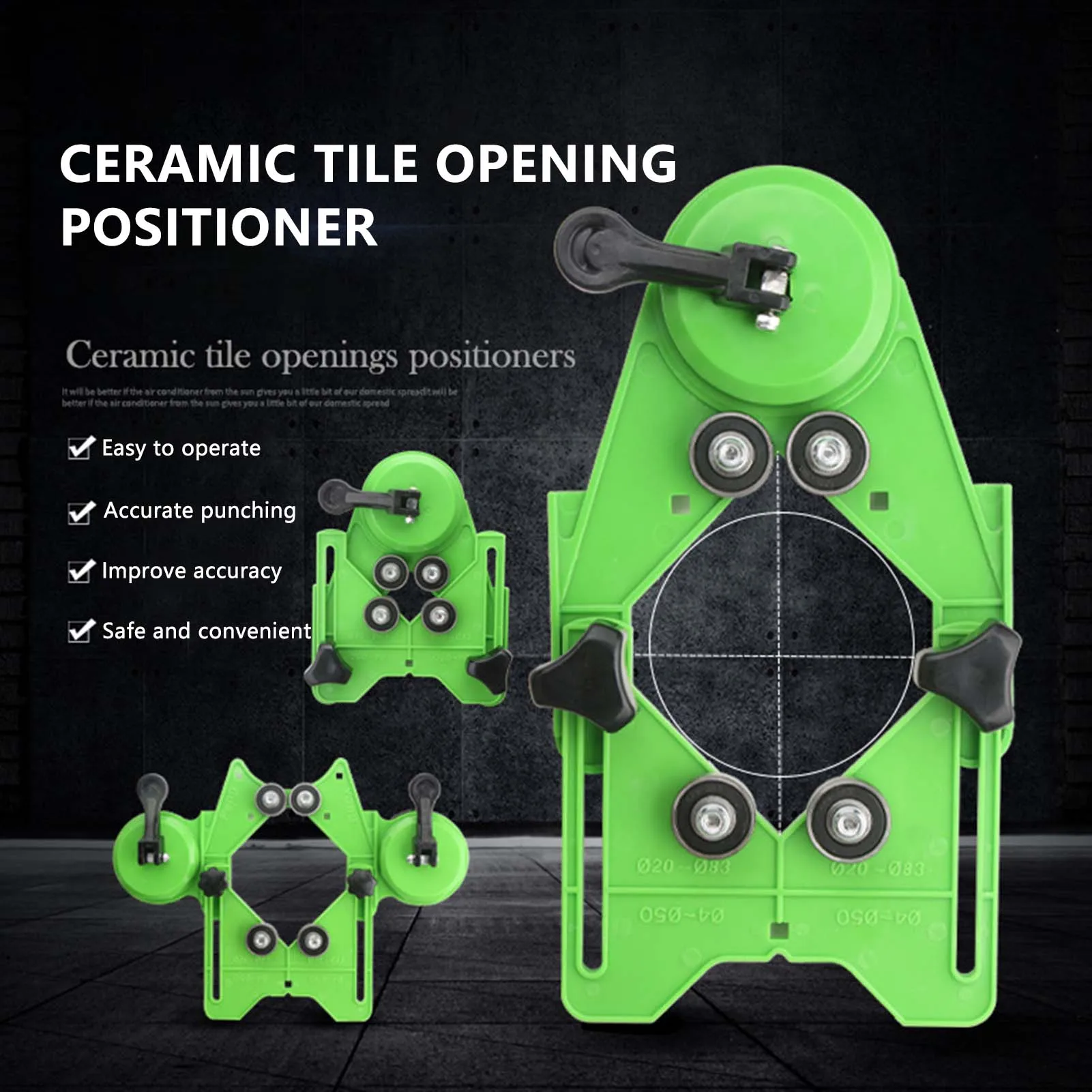 Drill Bit Hole Saw Guide with Practicality and Efficiency Drill Bit Hole Locator Suitable for Achieving Precision Drilling