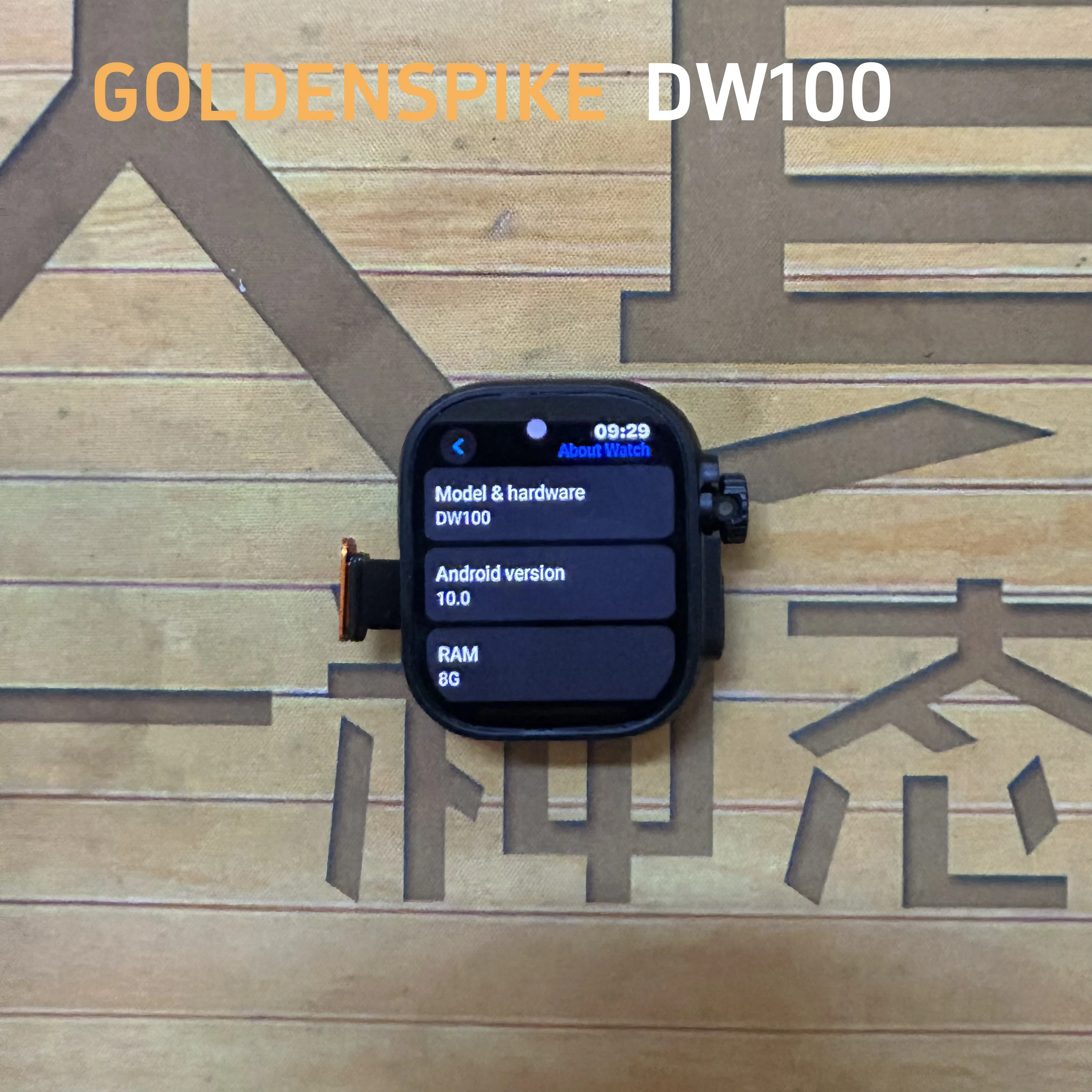 Goldenspike 4G/5G LTE Android Smartwatch DW100 ساعة ذكية مع شاشة كبيرة Amoled 2.29 بوصة بطارية 1500 مللي أمبير في الساعة كاميرا دوارة 800 وات #5