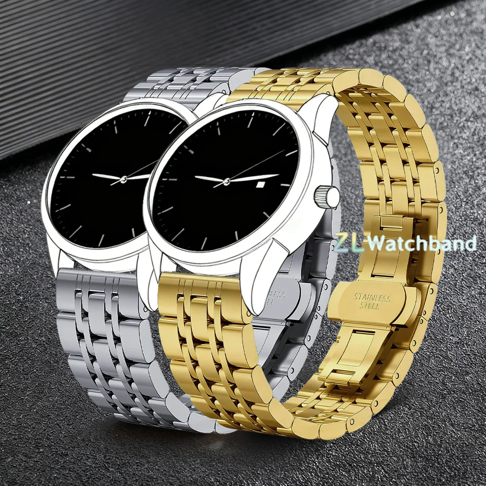 Stainless Steel Watch Strap 12/13/14/16/17/18/19/20/21/22/23/24mm WristBand for Tissot for Citizen for Armani Strap Watch Band