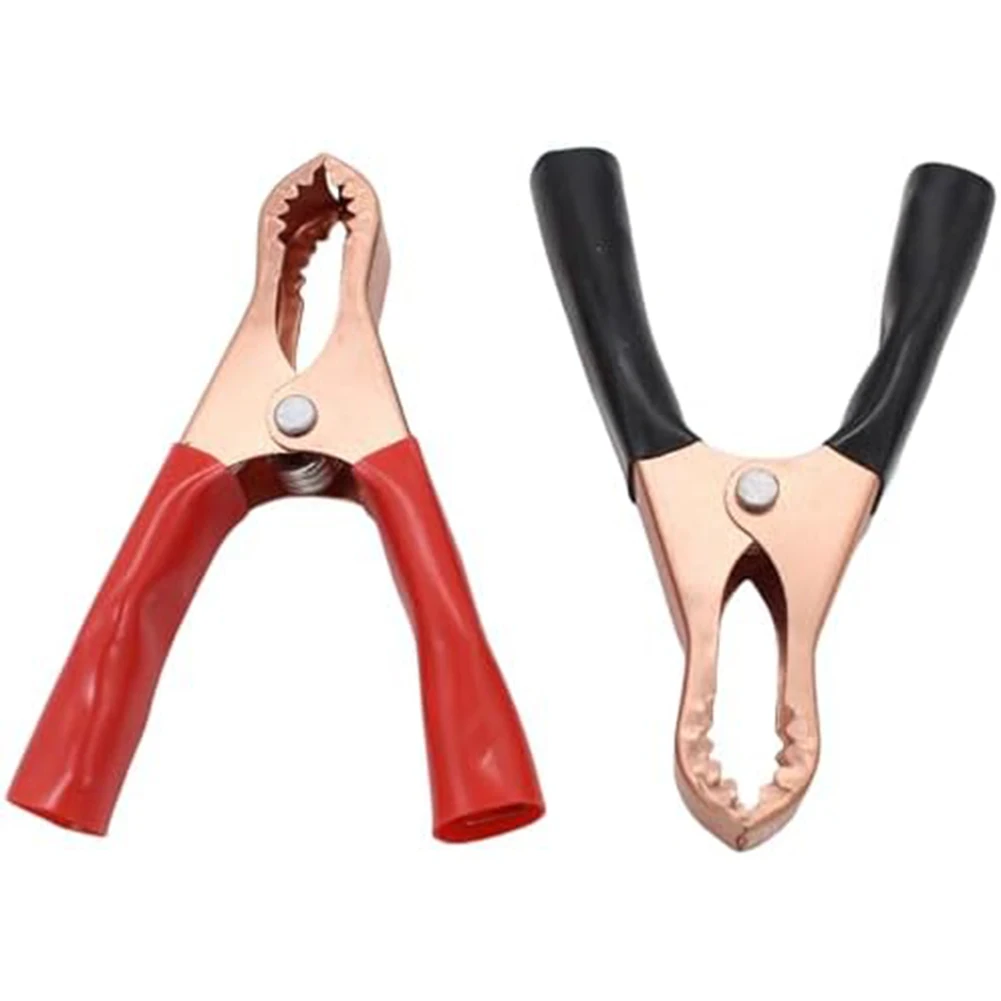 For Charging Batteries Battery Clamps Aligator Clips Copper Plating High Conductivity High Power For Battery Chargers