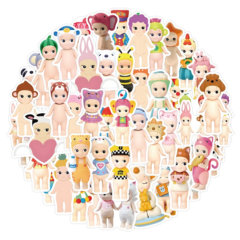 60PCS Sonny Angel Sticker Cartoon Graffiti Luggage Notebook DIY Sticker Children Sticker Toy Gifts