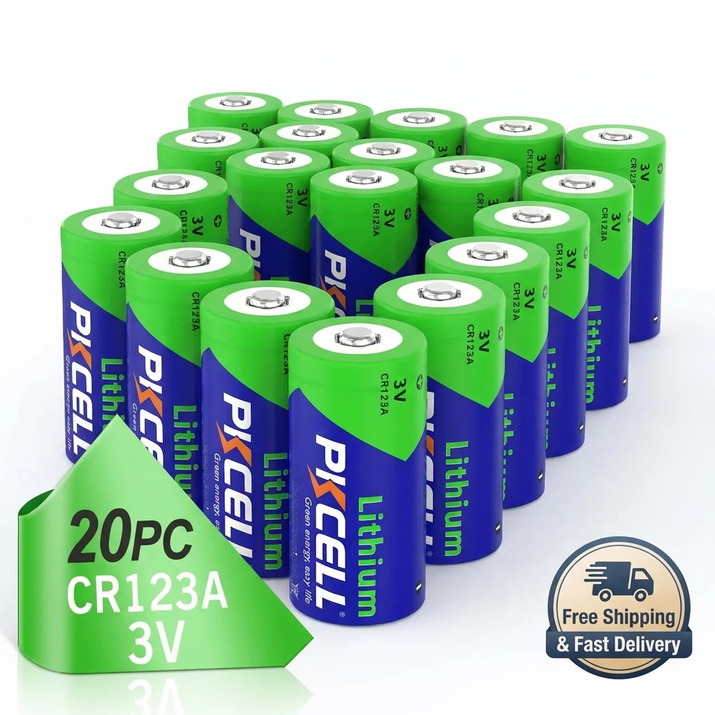 

1-32PCS CR123A 3V Lithium Battery 1500mAh CR17345 K123A VL123A DL123A Primary Battery for LED Flashlight Camera Arlo