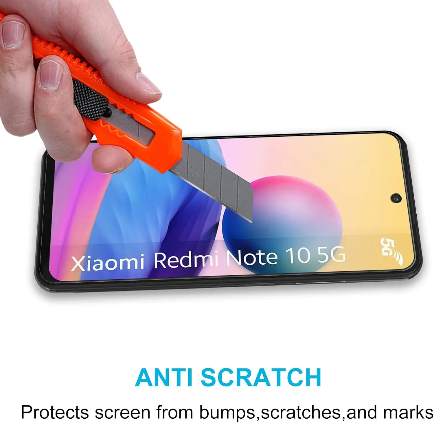 9H Screen Protector Glass For Xiaomi Redmi Note 10 5G 2/4Pcs HD Tempered Glass Film