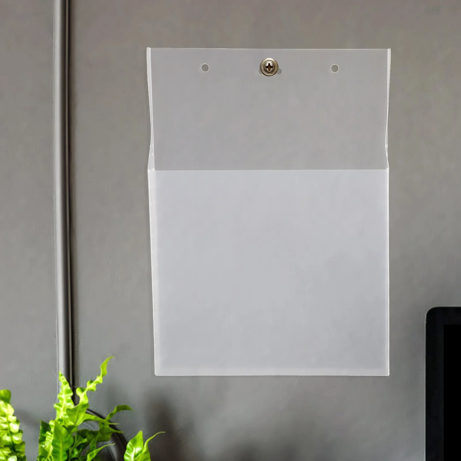 Organizador de arquivo pendurado, 2 peças, suporte de pasta de parede para escritório, escola, saco de armazenamento de documentos, papel leve, revista, correio