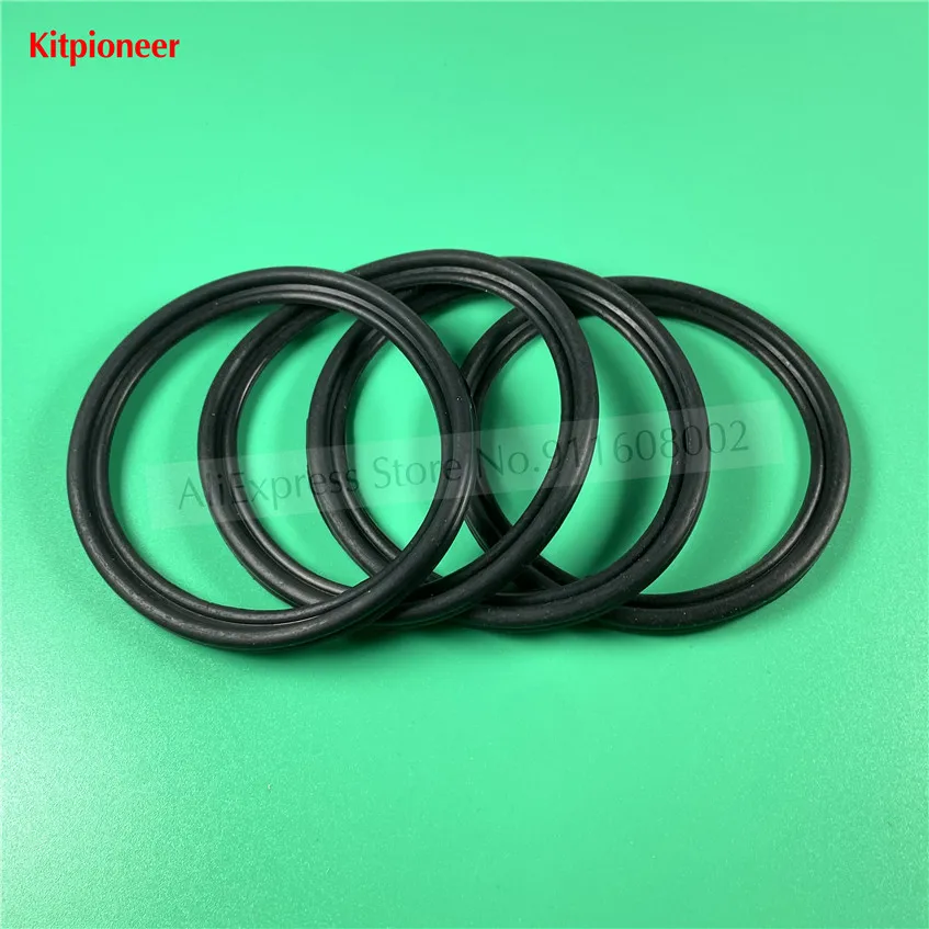 4 Pieces Sealing Ring Fitting Black Rubber Gaskets New Parts Replacements Ventus BJ Soft Serve Icecream Machines