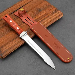 Outdoor KnifeWilderness Survival KnifeCompact Pocket KnifeIntegrated Keel Tactical Straight KnifeHigh Hardness Camping Knife