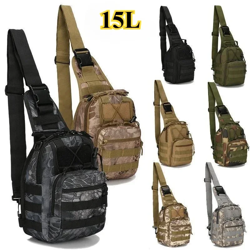 

Hiking Trekking Backpack Sports Climbing Shoulder Bags Tactical Camping Hunting Daypack Fishing Outdoor Military Shoulder Bag