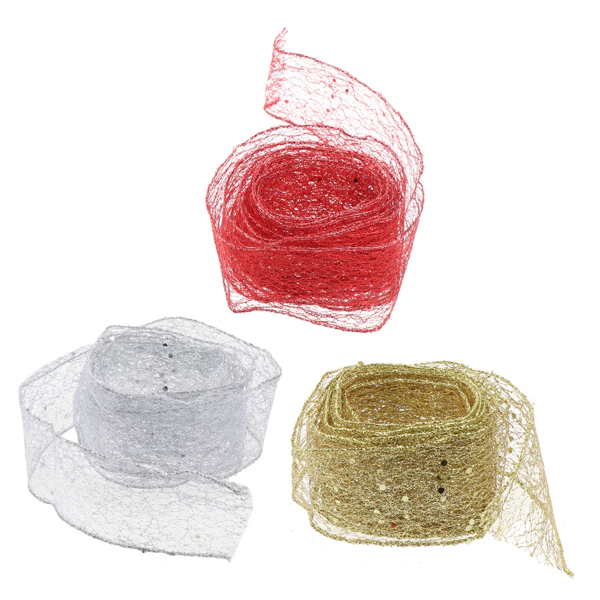 4pcs 2M Ribbons Premium Craft Ties For Gift Box Cake Diy Hair Bows Christmas Ribbon Festival Party Decor Ribbon