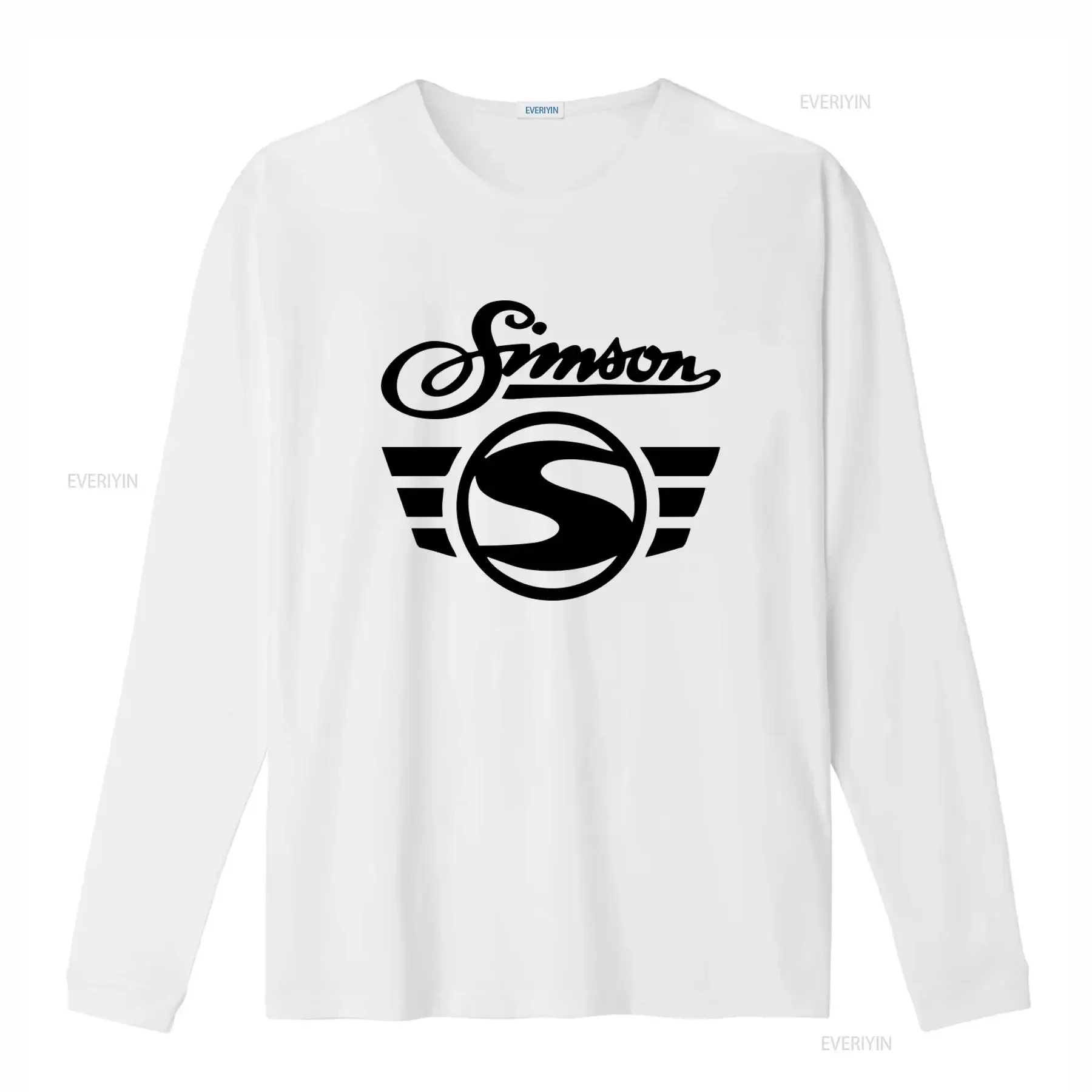 Men's T Shirt Simson Logo Font Retro Style Fun Sayings Available Up to 5XL vintage Washed Breathable designer clothes Slightly
