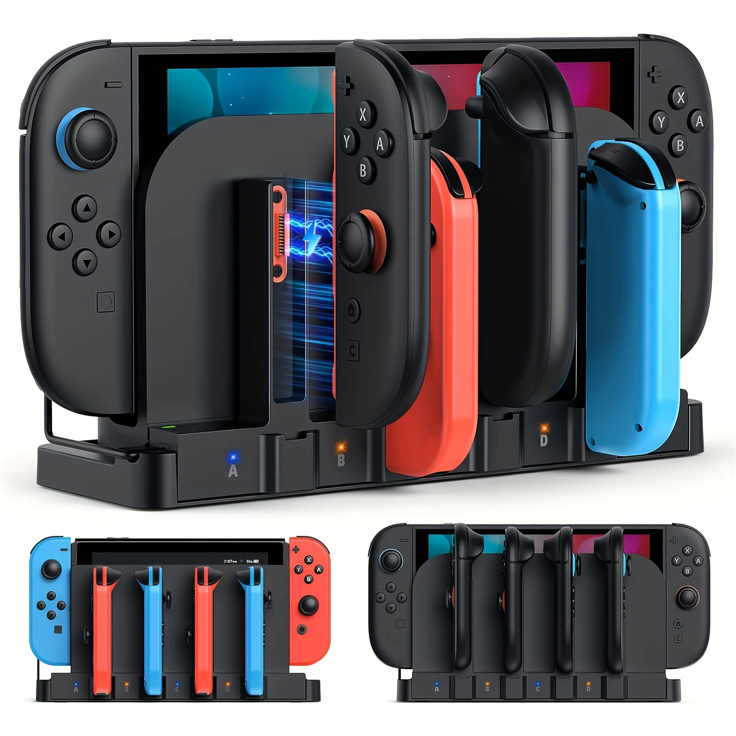 Dual-Direktions-Magnetladegerät für Nintendo Switch 2/Switch/Switch OLED Schnelllade-Dock für Switch-Zubehör