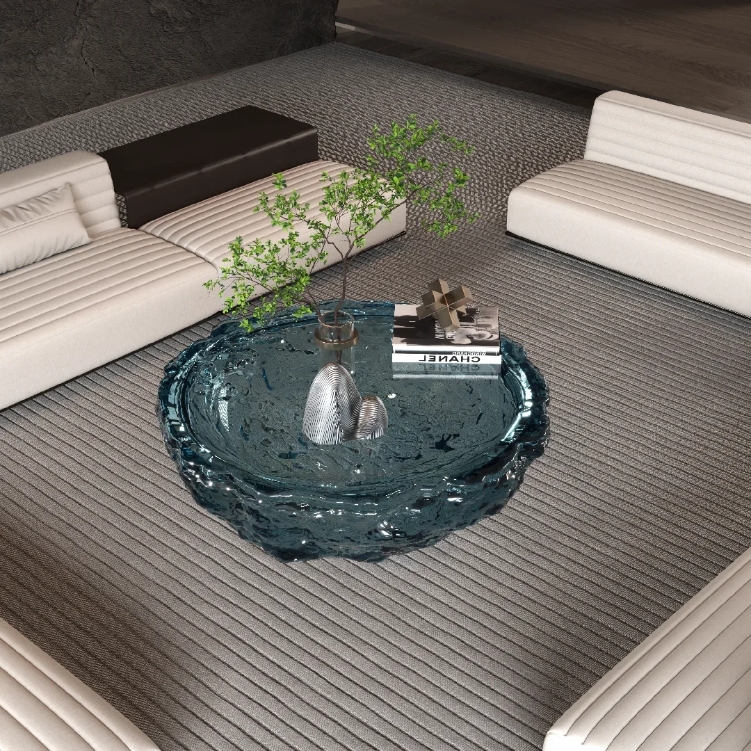 Le increspature dell'acqua blu sono adatte per ville/appartamenti con dimensioni e colori personalizzabili